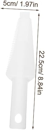 Ipetboom 2pcs Self-Wringing Mop Scrapers with Serrated Edges for Efficient Cleaning