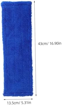 4pcs Coral Fleece Mop Pads - Reusable Machine Washable