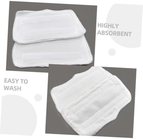 3pcs Washable Microfiber Steam Mop Pads for Shark Compatible Replacement