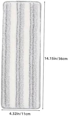5pcs Washable Flat Mop Pads Self Adhesive Microfiber for Hardwood Floors