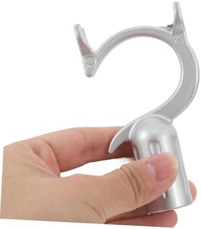 4Pcs Aluminum Alloy Mop Pole Hook Replacement for Durable Cleaning