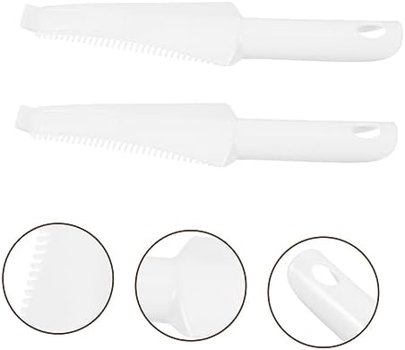 Ipetboom 2pcs Self-Wringing Mop Scrapers with Serrated Edges for Efficient Cleaning