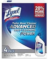 Lysol Power Toilet Bowl Cleaner Pack of 4