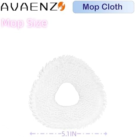 12 Pack Microfiber Mop Pads for Narwal Freo Robot Vacuums