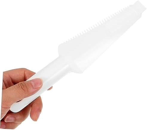 Ipetboom 2pcs Self-Wringing Mop Scrapers with Serrated Edges for Efficient Cleaning