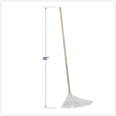 Boardwalk 112R Deck Mop Head 12 oz Rayon 6 Pack