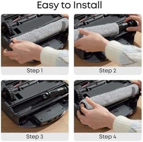 Replacement Mopping Pad Set for Eufy E25 E28 Robot Vacuum 1