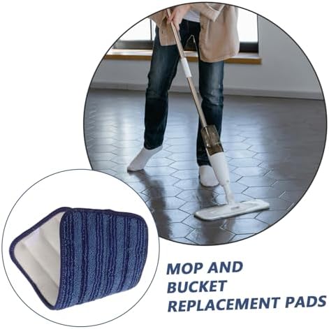CALLARON Reusable Microfiber Mop Pads for Wet and Dry Cleaning