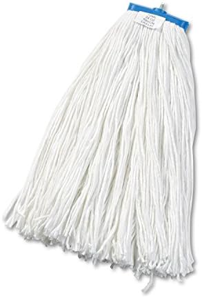 Boardwalk BWK724RCT 24 oz Cut-End Lie-Flat Rayon Mop Head