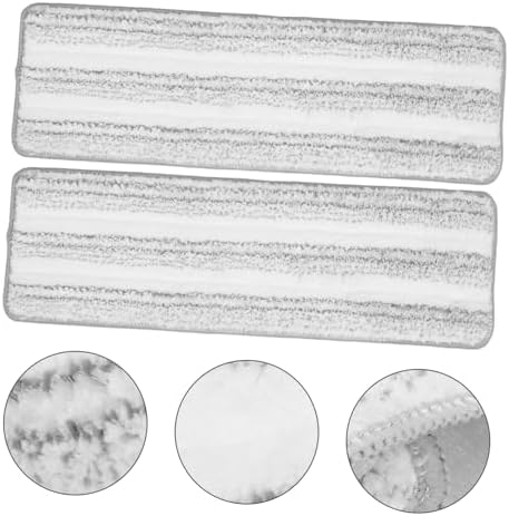 PACKOVE 2pcs Reusable Flat Mop Refill Pads