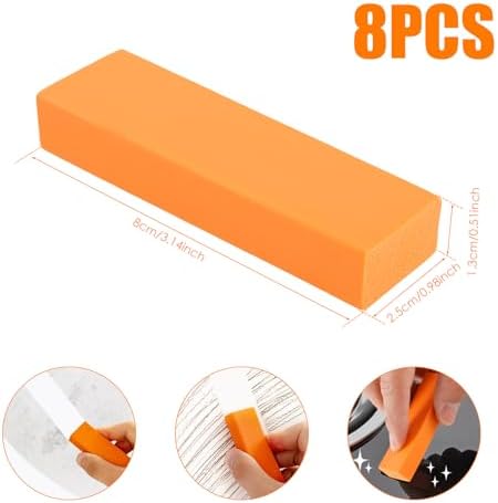 8Pcs Reusable Stainless Steel Stain Remover