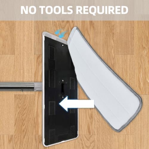 3PCS Washable Fiber Mop Pads for Hardwood and Tile Floors