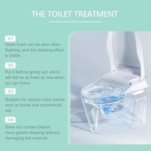 6 Pack Auto-Flush Toilet Cleaner with Fresh Scent