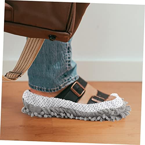 Microfiber Mop Slippers 2 Pairs for Home Cleaning