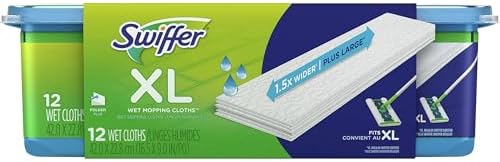 Sweeper XL Replacement Mop Pads - 12 Sheets Pack