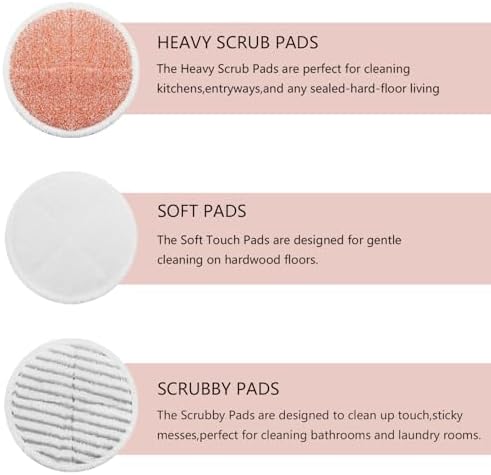 BeiLan Spin Wave Mop Pads Replacement 12Pack