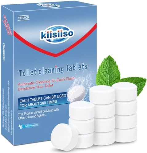 KIISIISO Toilet Bowl Cleaner Tablets 12 Pack 1