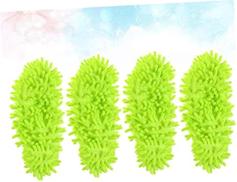 CALLARON Mop Caps Chenille Dust Mop Slippers 4 Pcs