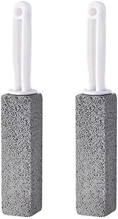 Jowmoy 2 Pack Pumice Stone Toilet Cleaner with Handle