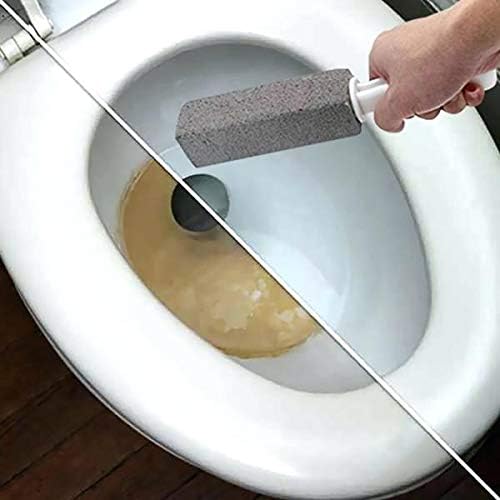 PUMIE Toilet Bowl Ring Stain Remover Pumice Scouring Stick wHandle Pack of 6