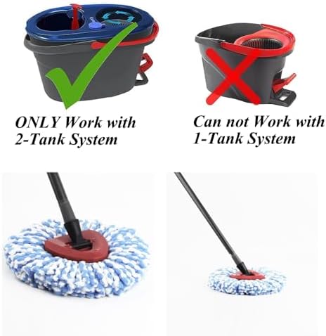 GEDOH Scrub Brush for Ocedar RinseClean 2 Tank System