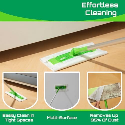 Peachicha Dry Sweeping Cloths Refills 150 Count 787x1181 Inch