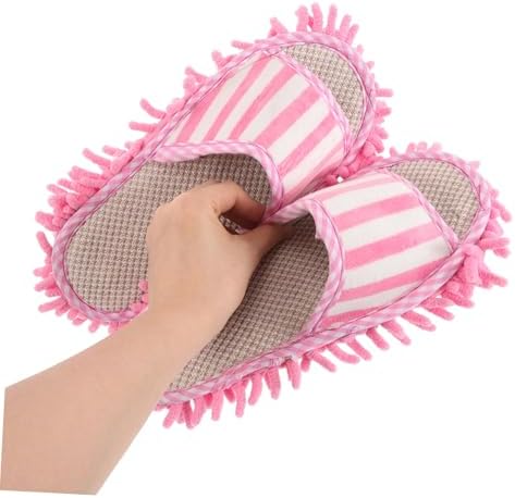 1 Pair Minkissy Mop Slippers for Women