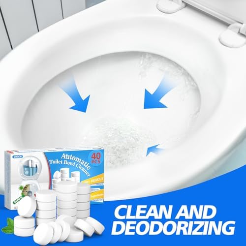 USKICH Toilet Bowl Cleaner 40 Pack with Bleach