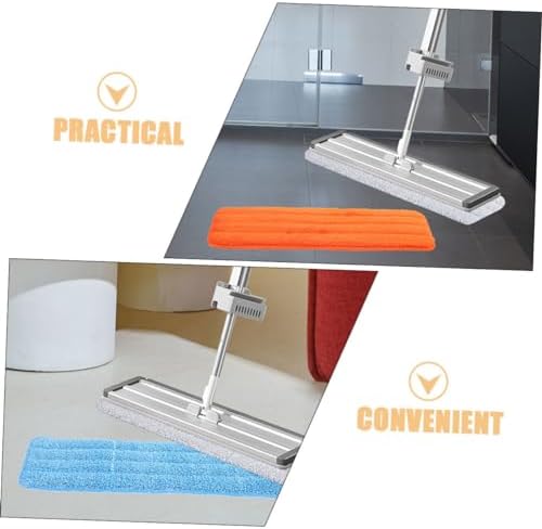 4Pcs Flat Mop Pads for Wet Dry Floor Cleaning