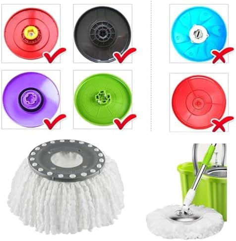YWSHF 5PCS Spin Mop Head Refill for Standard Mops