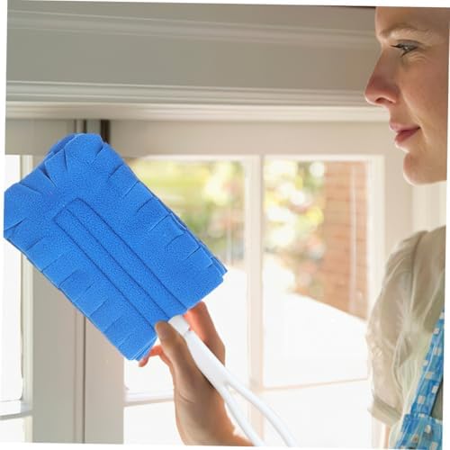 6pcs Yellow Duster Refills Washable Reusable Electrostatic Cleaning Pads
