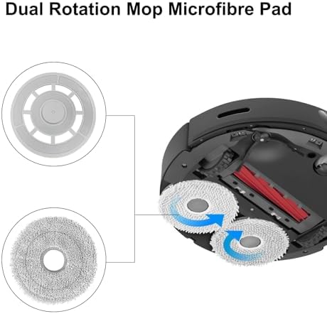 Fixbetter Replacement Mop Pads for Roborock Qrevo