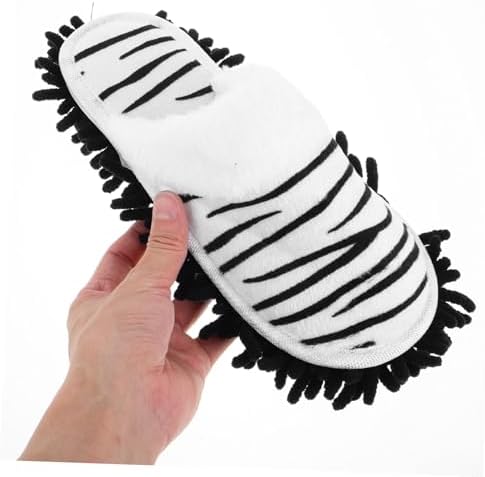 Minkissy Detachable Mop Slippers for Women Comfortable Warm Cleaning Shoes