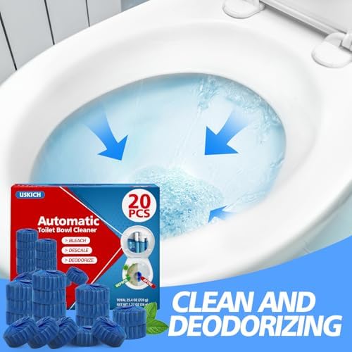 USKICH Toilet Bowl Cleaner Tablets 20 Pack 1