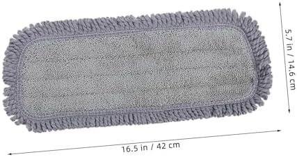 2pcs Microfiber Mop Pads Reusable for Floor Cleaning