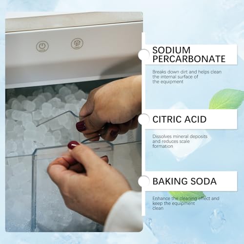 iaredon Ice Maker Descaler Cleaner Tablets 12 Count for All Ice Machines