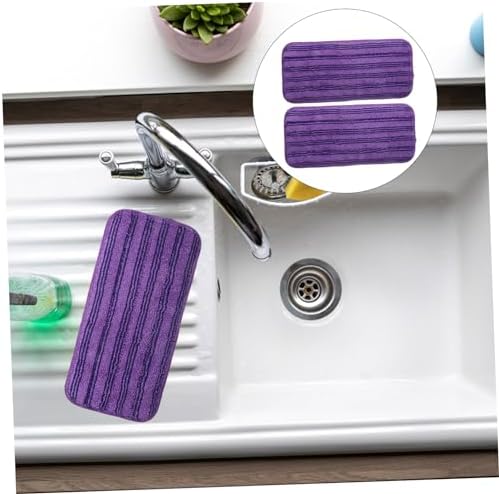 Ipetboom 2pcs Reusable Mop Pads for Hardwood and Tile Cleaning