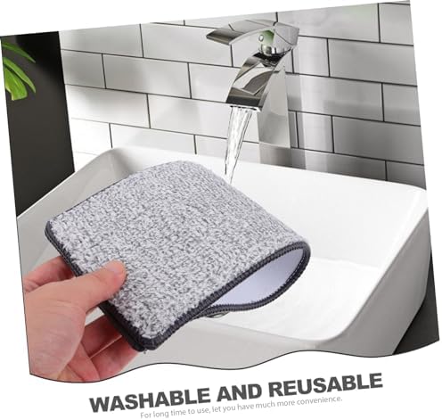 10pcs Microfiber Mop Pads for Floor Cleaning Reusable