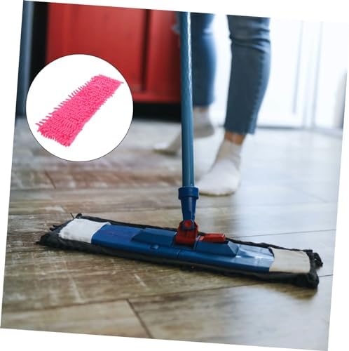 2Pcs Red Mop Cloth Replacement for Home Cleaning