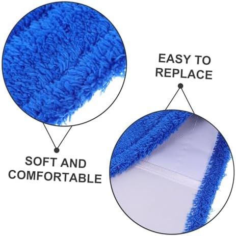 4pcs Coral Fleece Mop Pads Washable Reusable