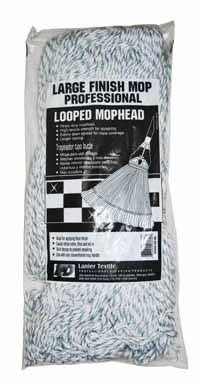 Elite Mops Brooms Inc Lanier Mop Head Large Blue Bagged