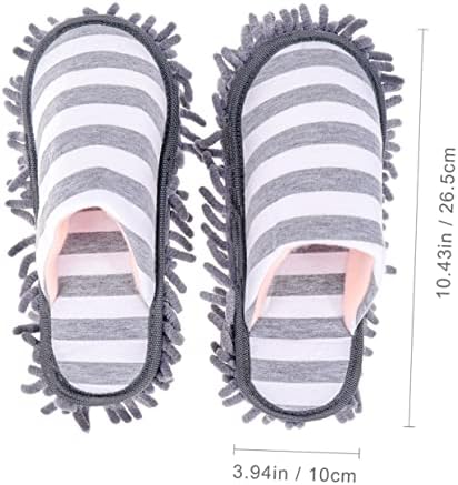 Minkissy Chenille Floor Clean Slippers Washable