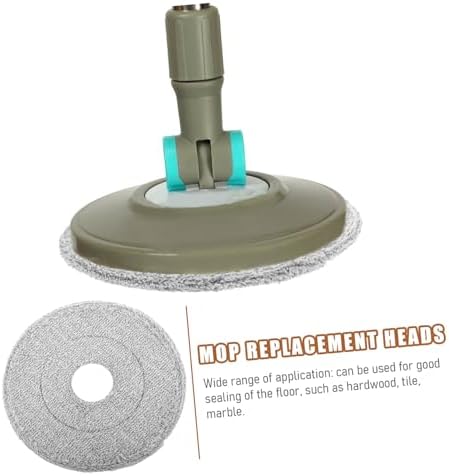 3Pcs Cotton Rotation Mop Heads for Easy Cleaning