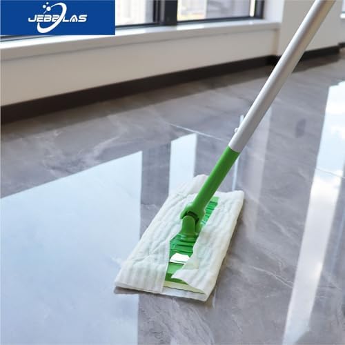 JEBBLAS 60 Pcs Disposable Dry Mop Cloth Refill for Flat Mops