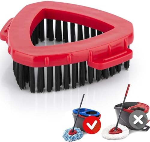 Tustao Spin Mop Replacement Head Base Scrub Brush for 2 Tank System