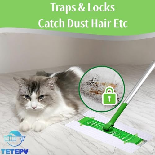 TETEPV Dry Sweeping Cloths for Swiffer 100 Count 1