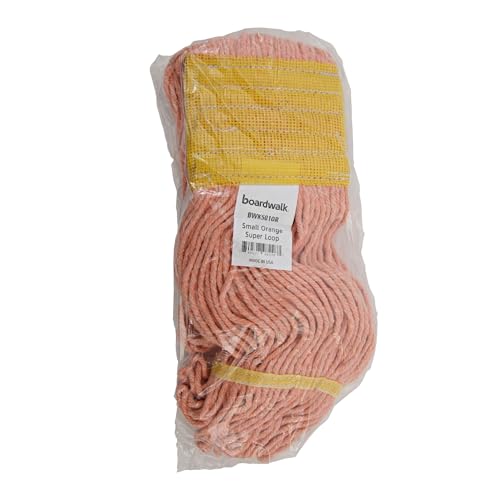 Boardwalk Super Loop Wet Mop Head 5 Headband Small Size Orange