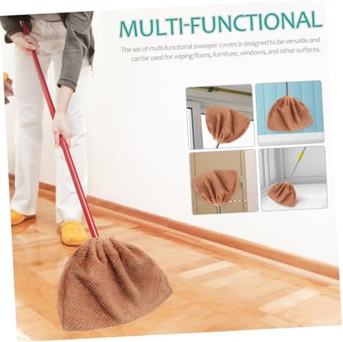 CALLARON Durable Washable Mop Pad Covers Set