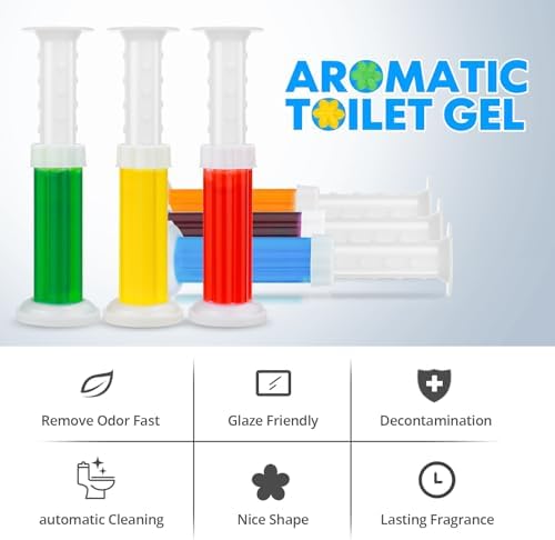 84 Flowers Toilet Gel Stamps with Scent