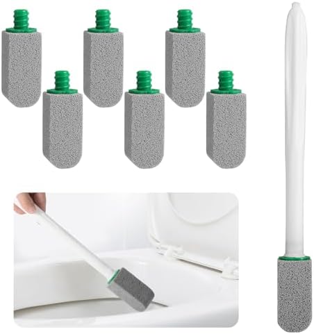 MOXIMAOYI Pumice Stone Toilet Cleaner with Handle 1